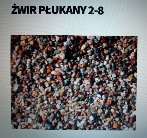 Piasek żwir ziemia piach gruz