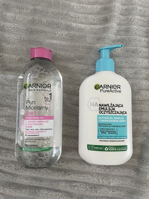Kosmetyki Garnier płyn micelarny 3w1 emulsja oczyszczająca
