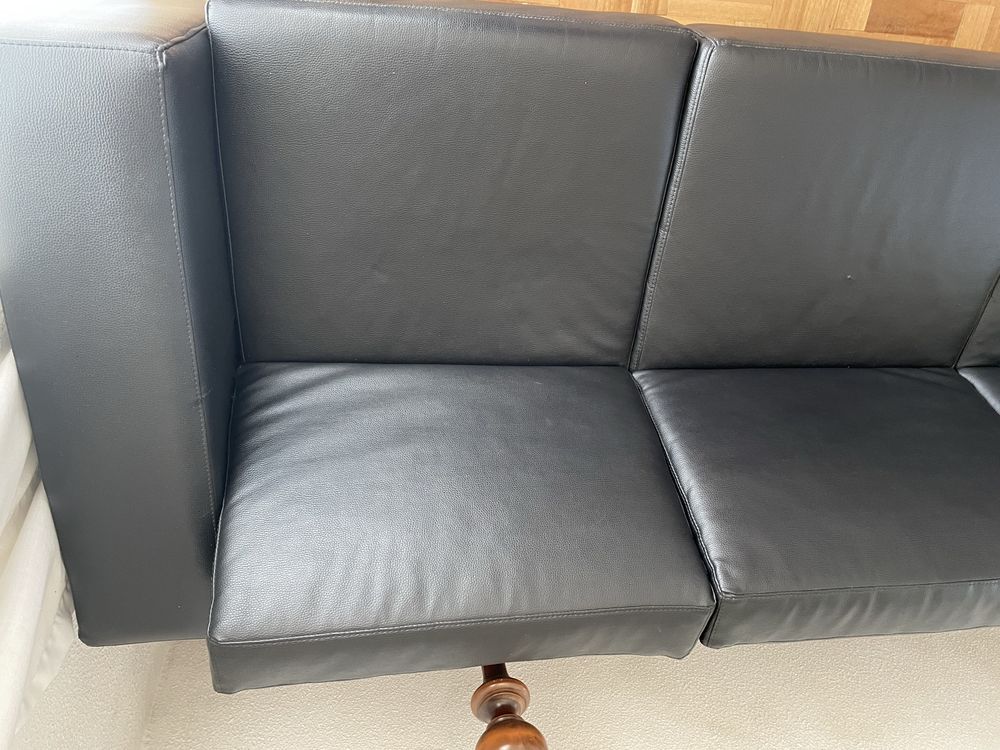 Sofa em pele chaise longue