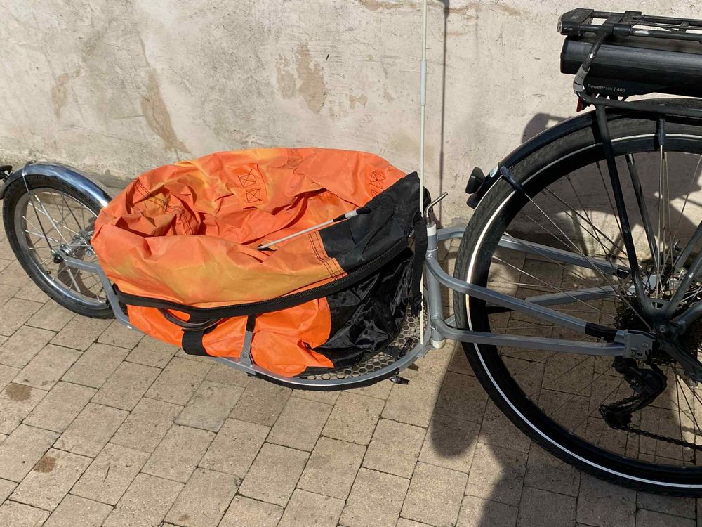 Przyczepka rowerowa, bagażowa.