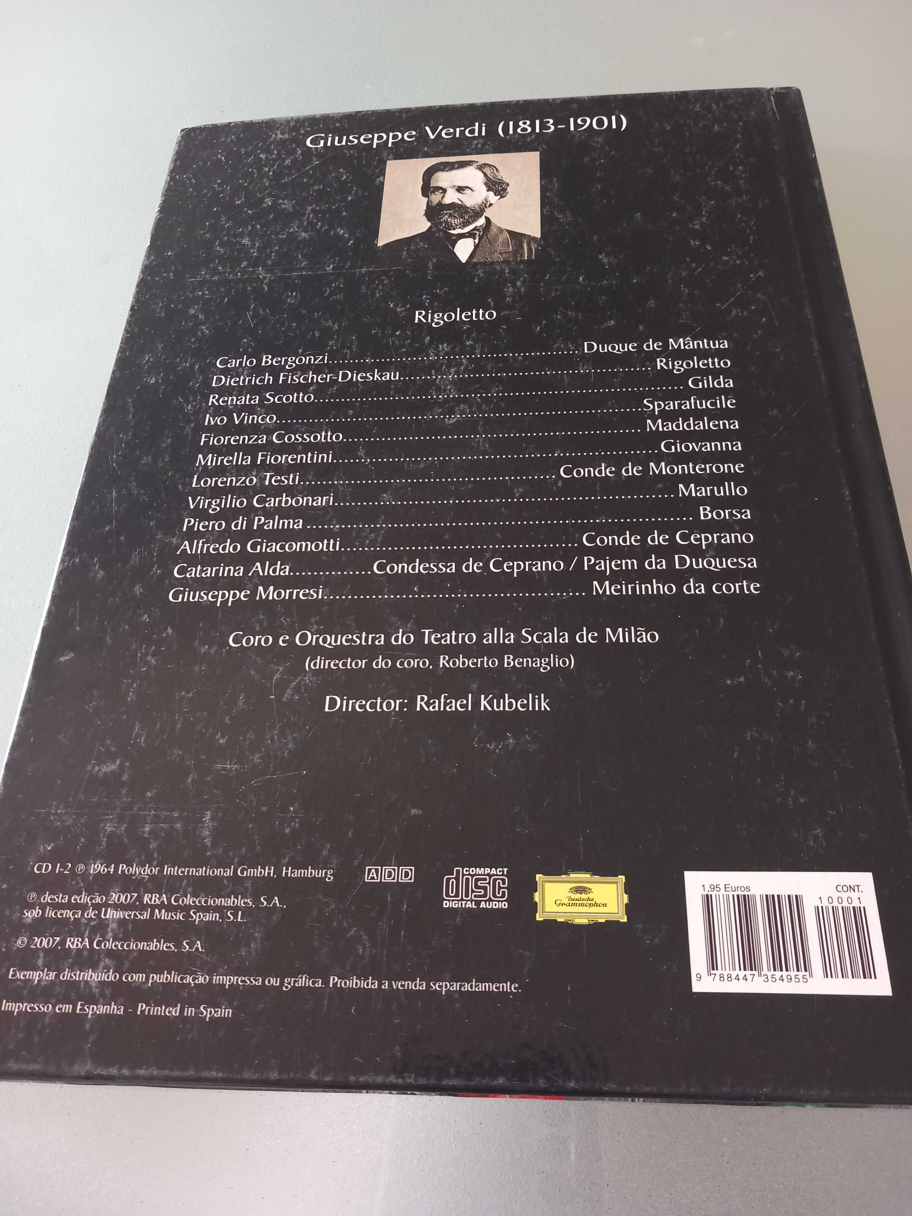 Rigoletto de Verdi (cds e historia)