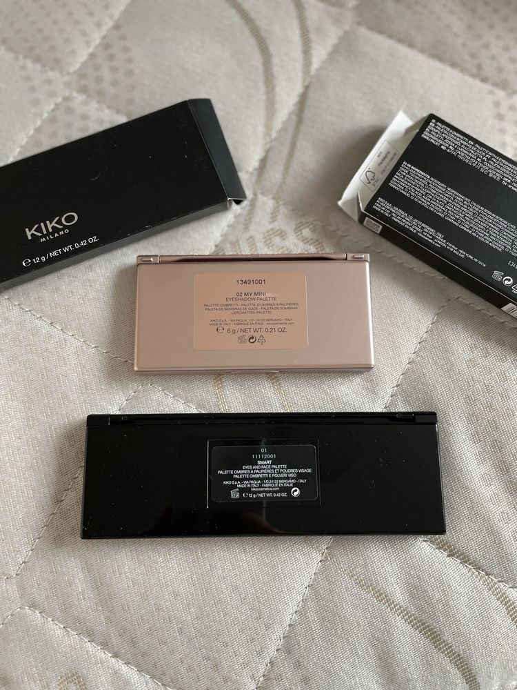 Тіні  румʼяна Kiko 01  smart eyes and face palette