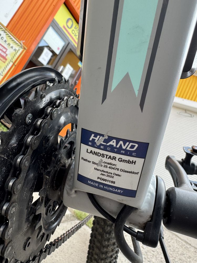 Електровелосипед Hiland Camer 29 двухпідвіс