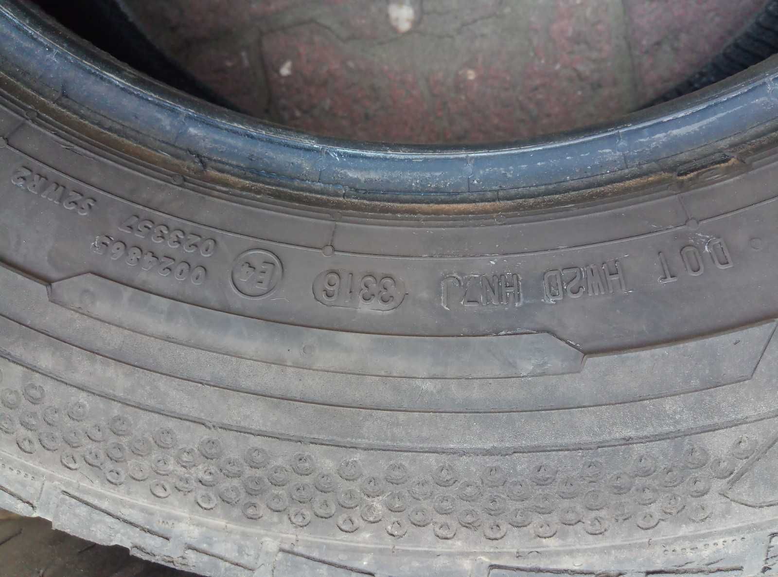 Używane opony dostawcze, letnie 225/65R16C Continental