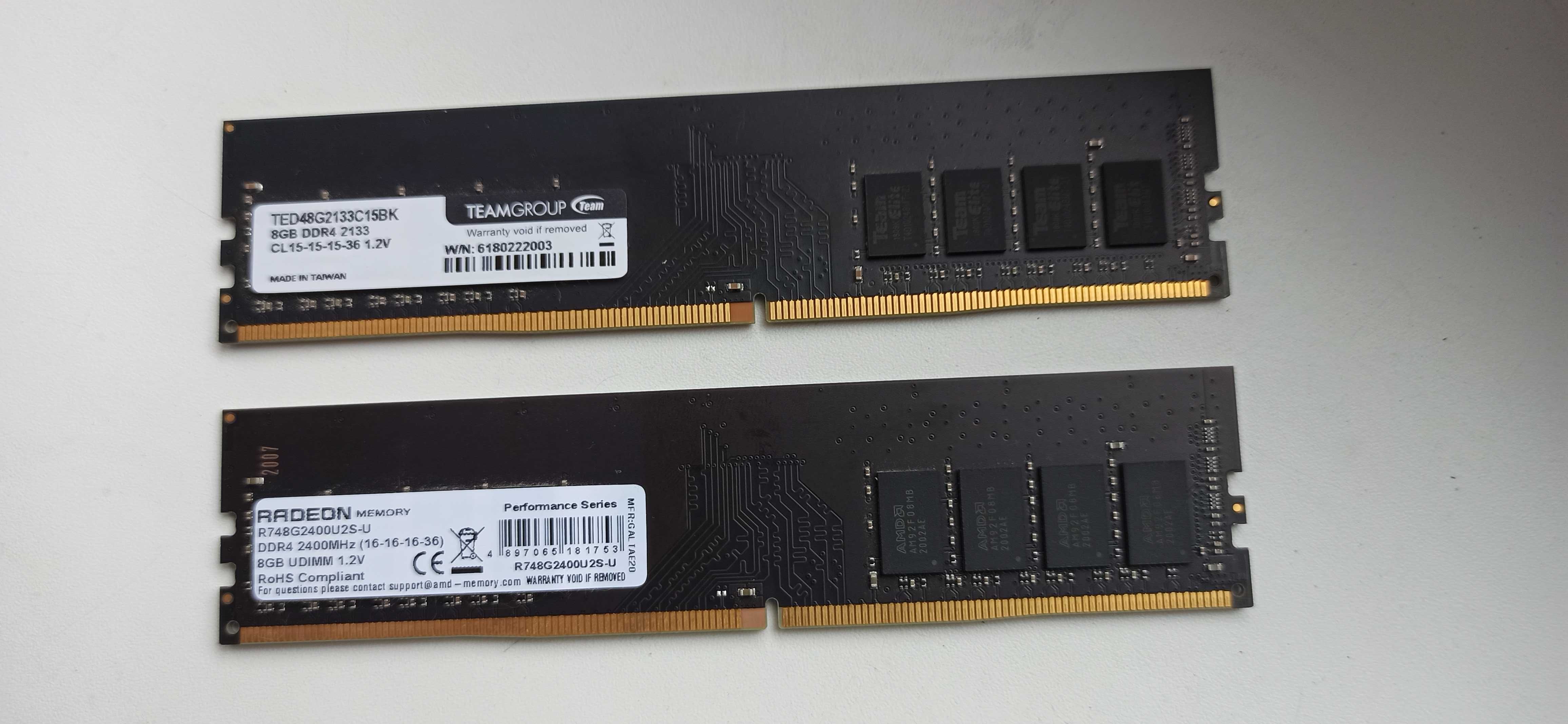DDR4 16 GB (2*8) цена за 2 штуки