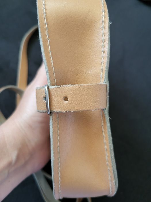 Skórzana torba listonoszka damska skóra naturalna