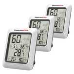 Zestaw trzech monitorów wilgotności oraz temperatury ThermPro TP-50
