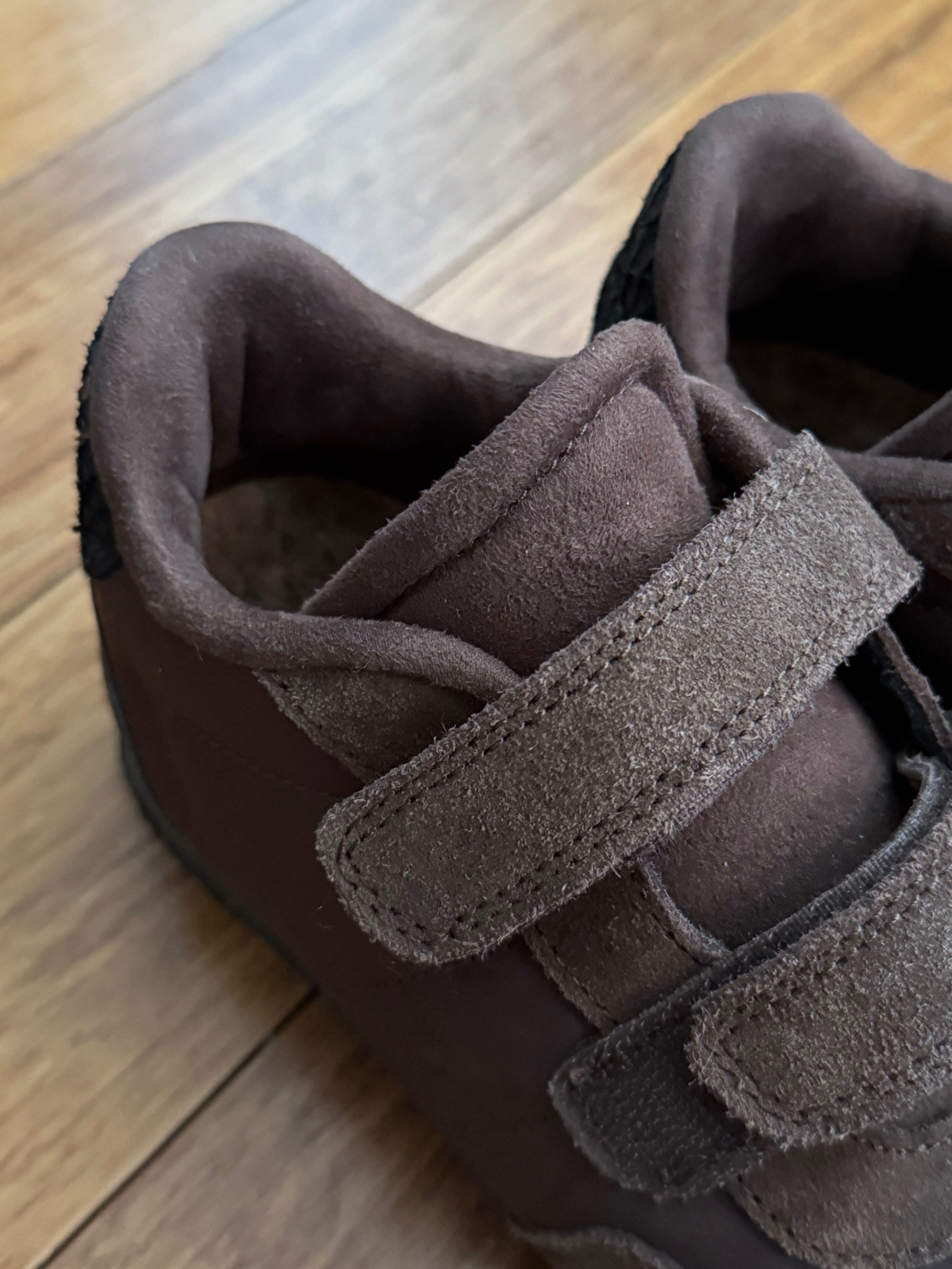 Sprzedam brązowe buty Wooden na rzepy, rozmiar 32 - tylko 40 zł!