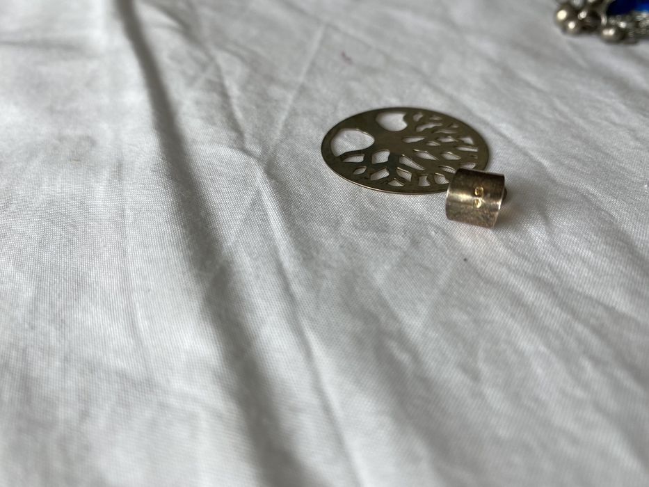 Brincos pulseira e pendente