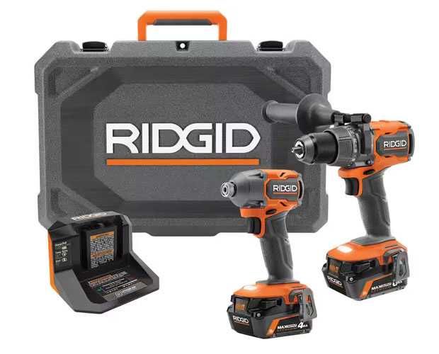 Преміум набір безщіткових шурупокрутів 4+6 Аг 18В Ridgid/AEG R92082