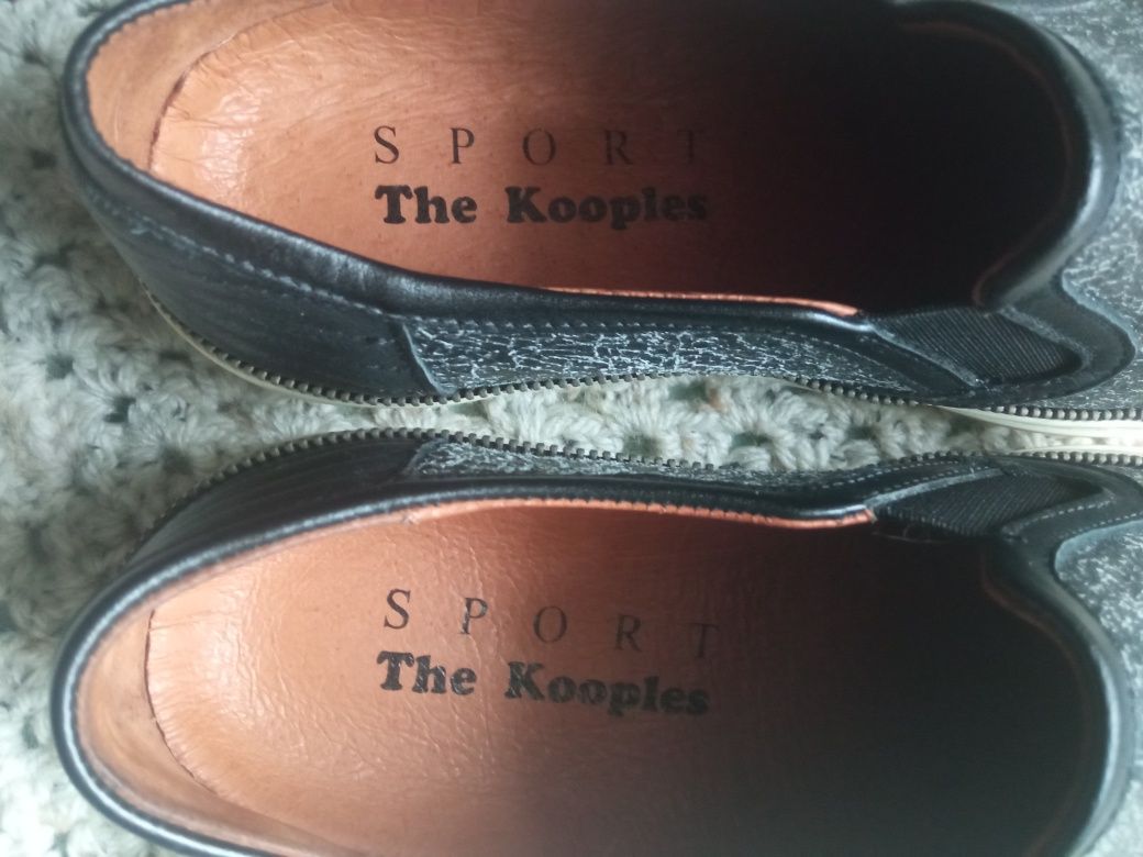 The Kooples skórzane półbuty premium skóra naturalna 38