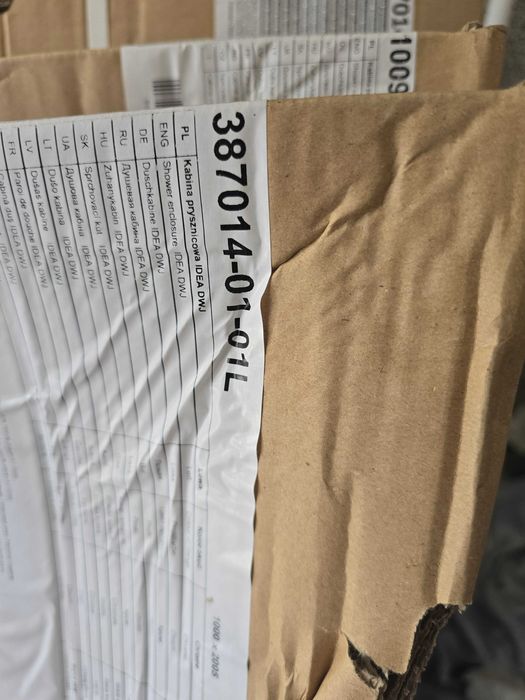 NOWE drzwi prysznicowe wnękowe  RADAWAY IDEA DWJ LEWE