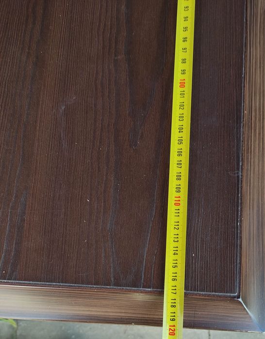 Stół i regał ciemny brąz