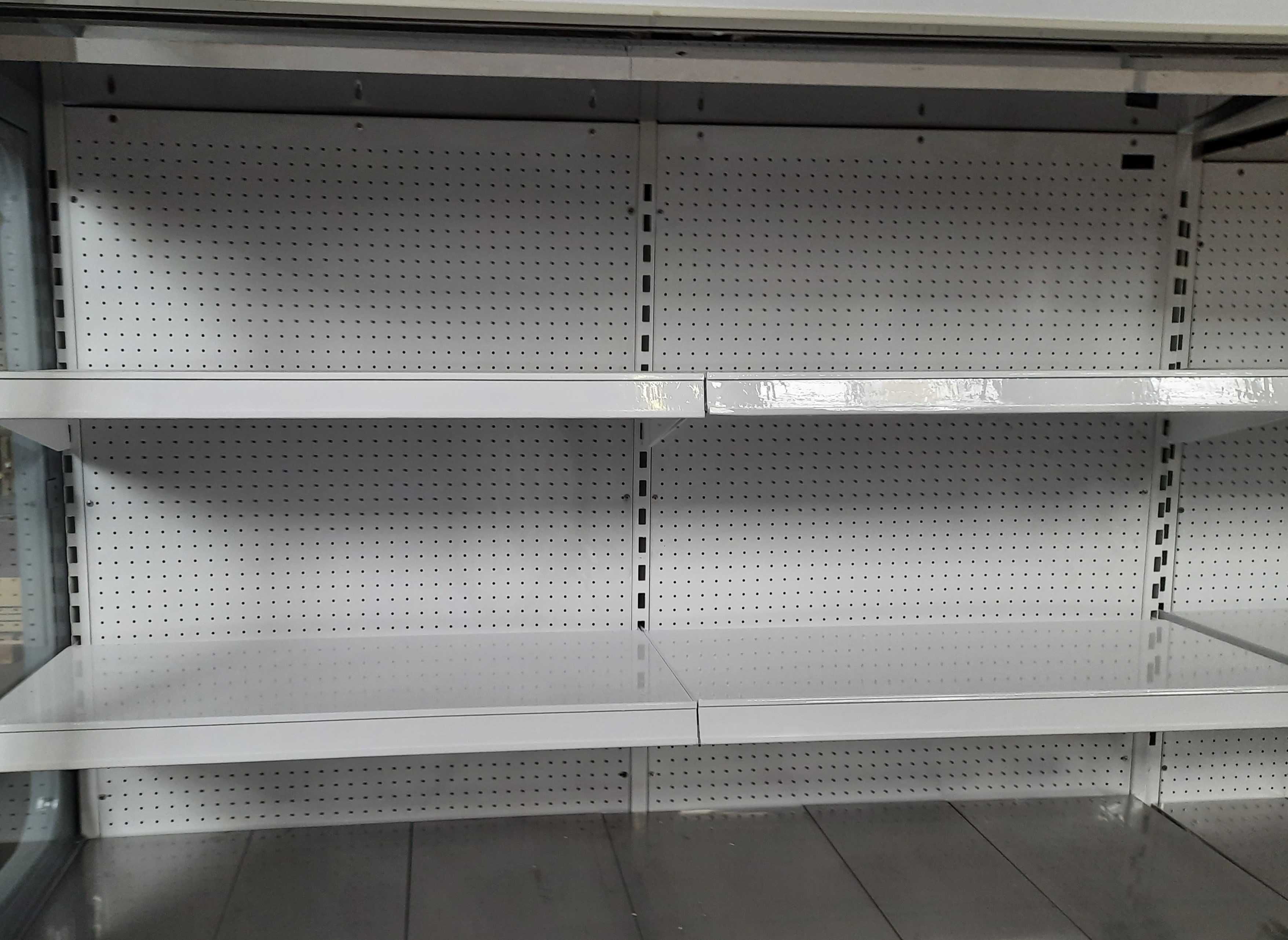 Линия холодильных регалов «Cold» 7.6 м., под выносной холод, Б/у 77014