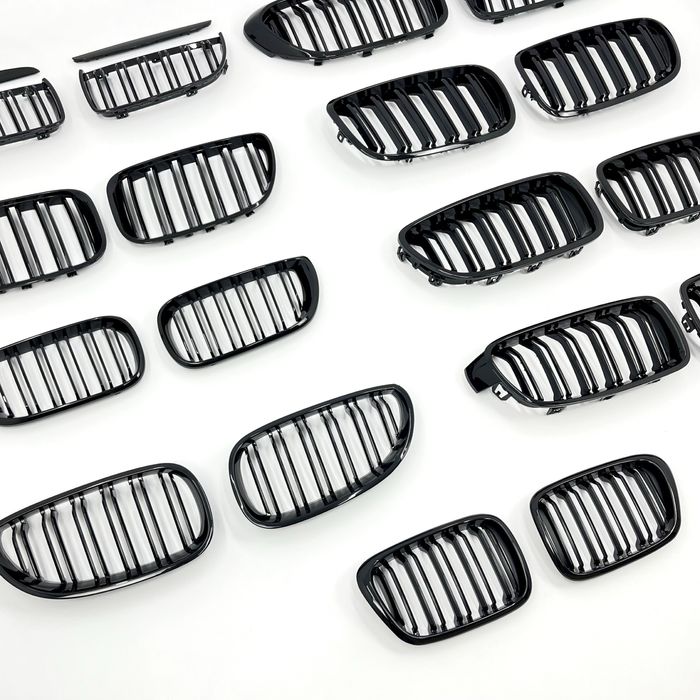 Решітки bmw ноздрі e39, e46, e53, e60, e70, e90, f10, f30