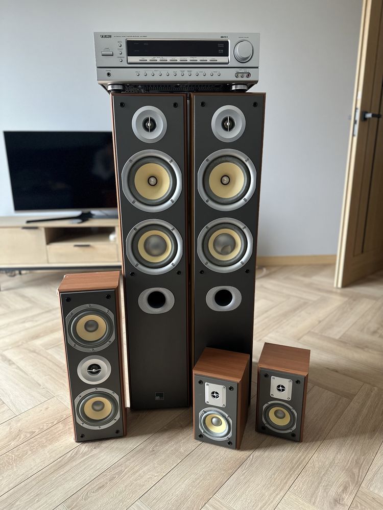 Kino domowe M Audio HTS-700 + amplituner Teac