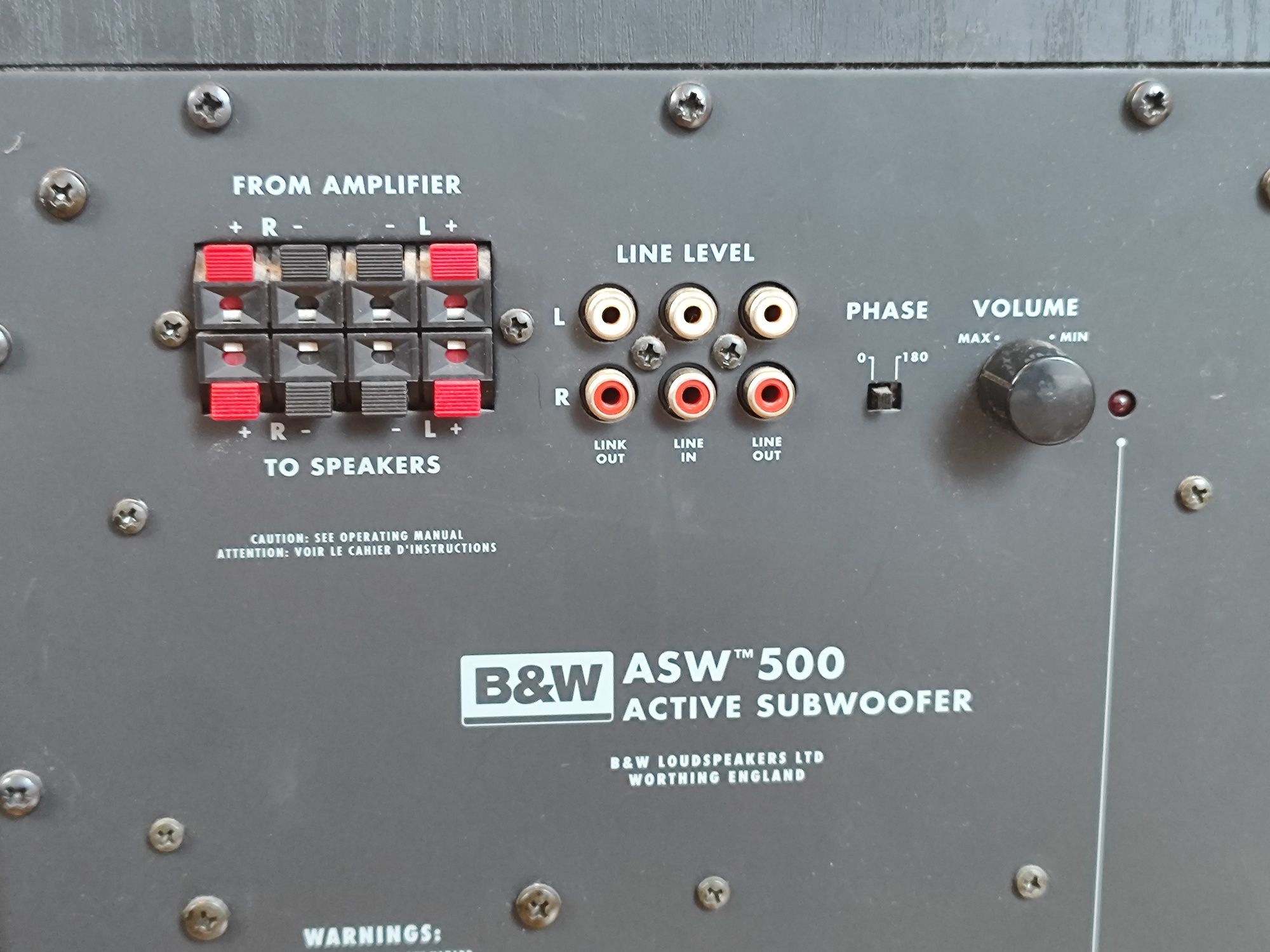 Subwoofer A&W ASW500 Bowers&Wilkins