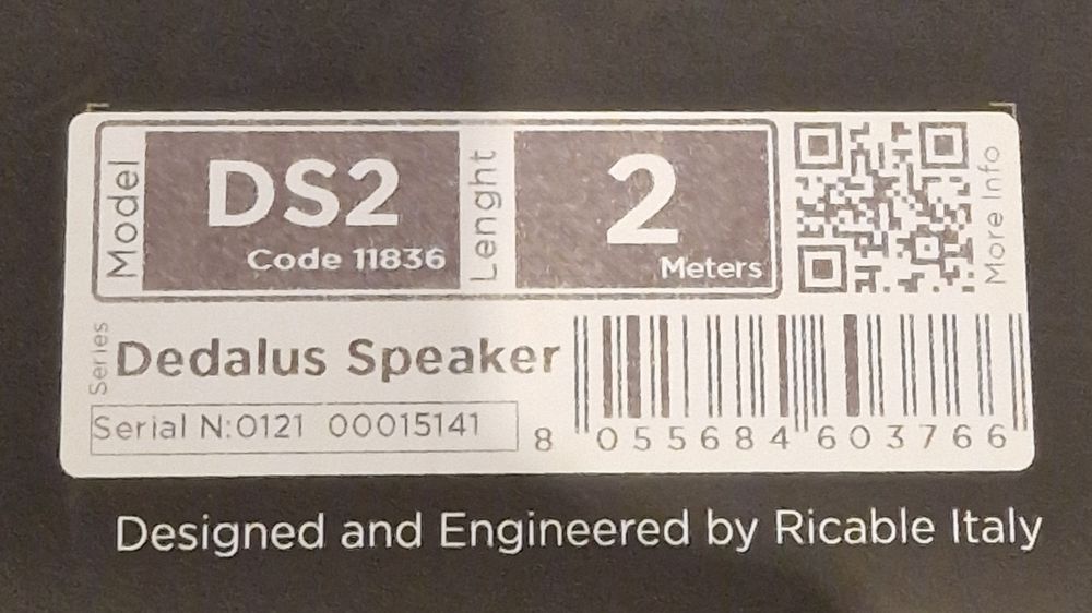 Ricable Dedalus Speaker, 2x2m.