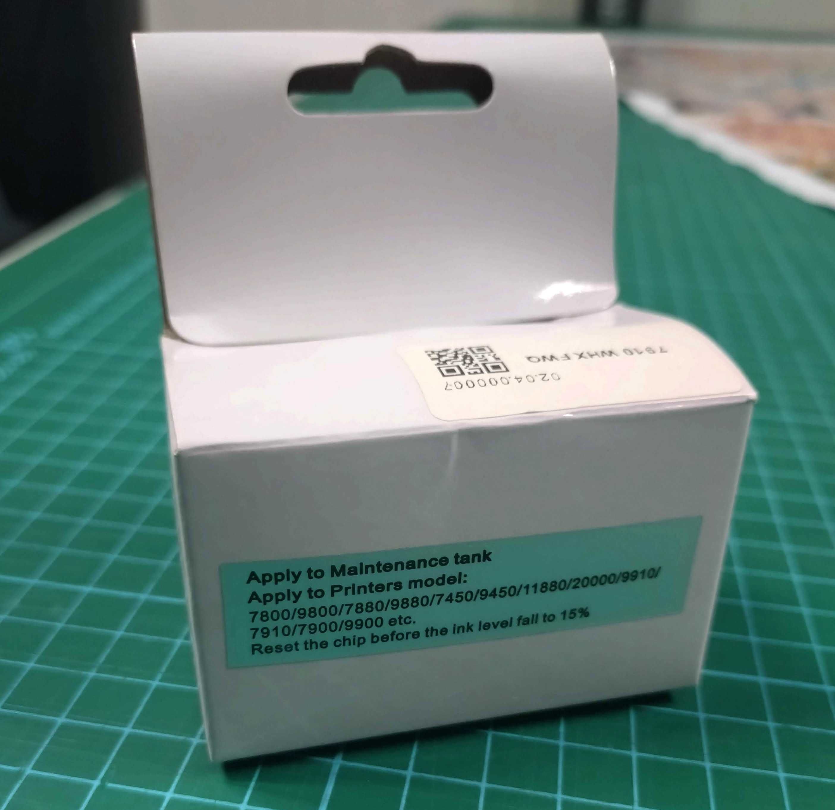 Reseter do pojemnika serwisowego w Epson 9890