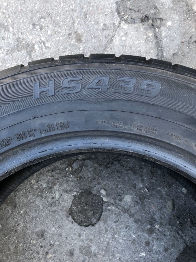 Opony używane Falken 235/60r18 107H Eurowinter HS439 -2szt Dot2911 7mm