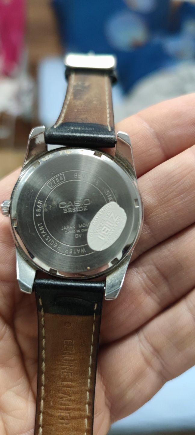 Zegarek Casio + pasek skórzany