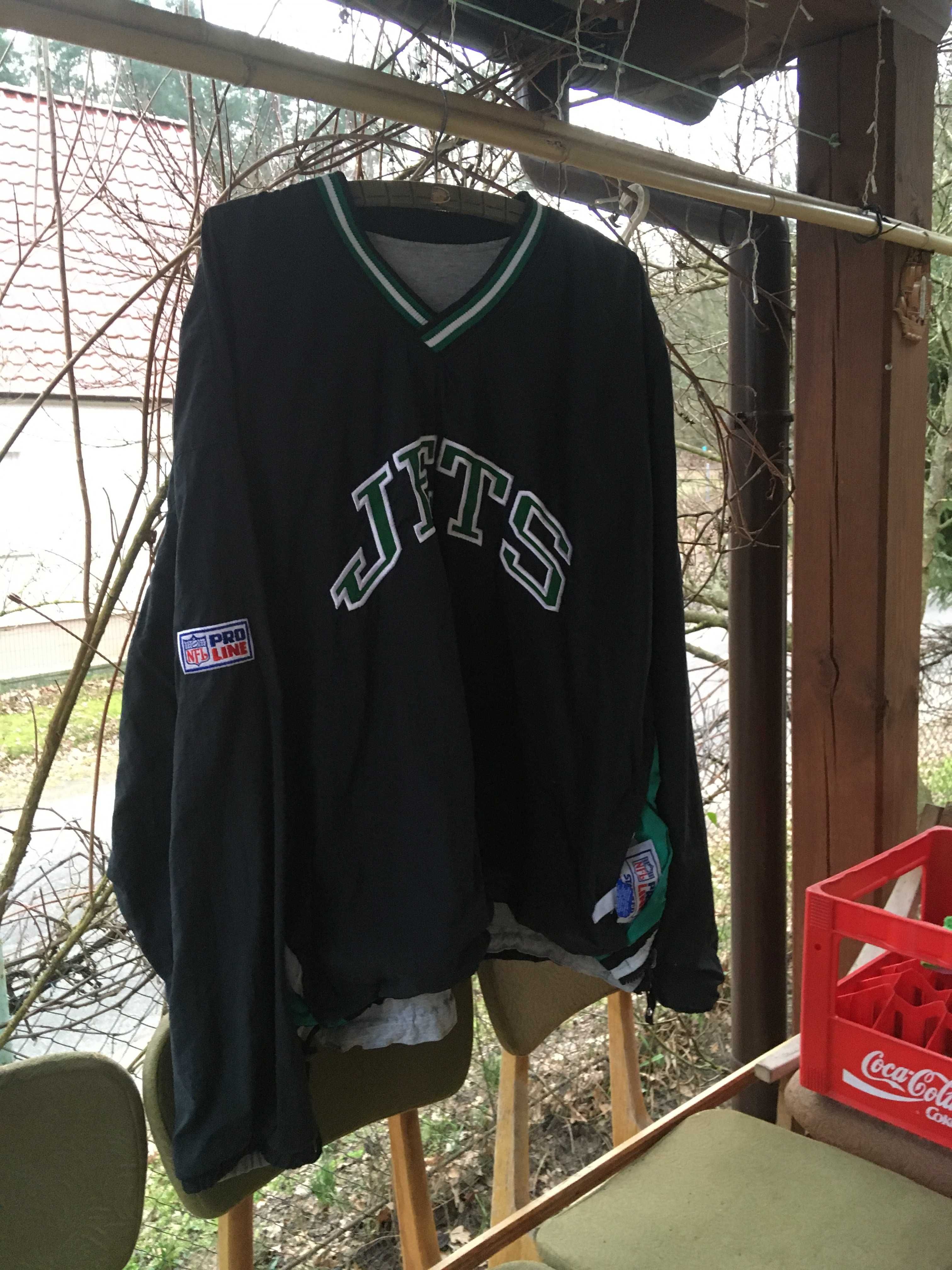 Piękna Bluza Męska Starter Pro-Line New York Jets rzadki okaz UNIKAT !