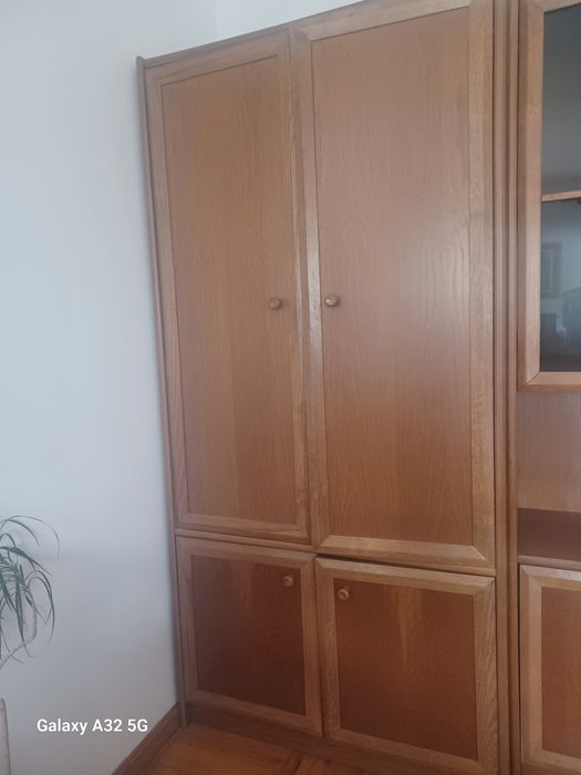 Mebloscianka Zestaw mebli/ meble ciemne drewno