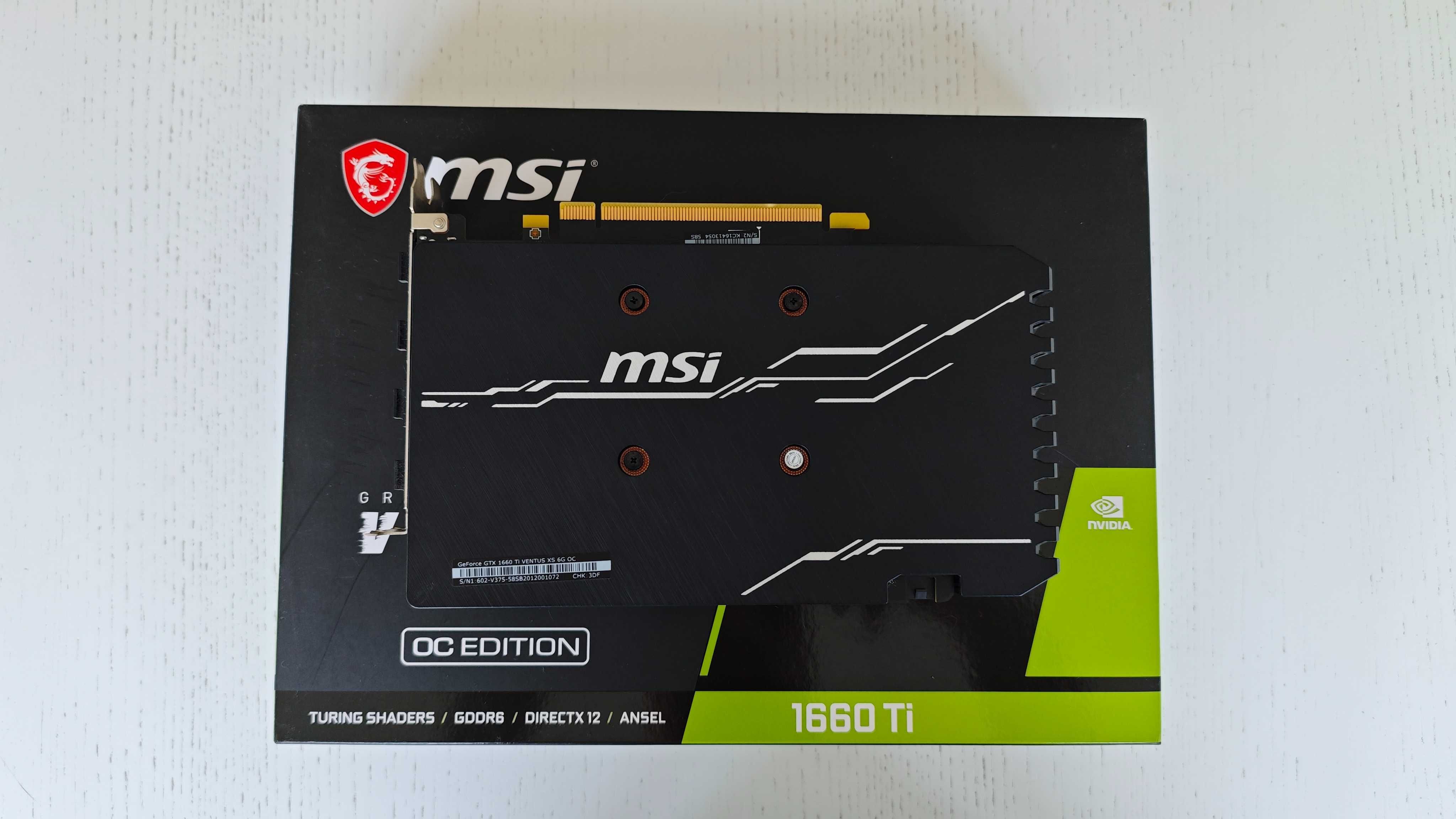 Placa Gráfica MSI Geforce GTX 1660 TI