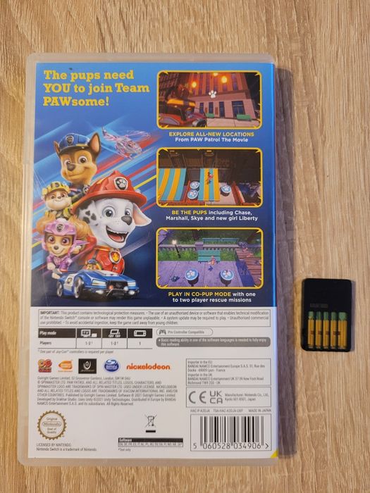 Po  Polsku - Psi Patrol Miasto przygód wzywa Nintendo Switch