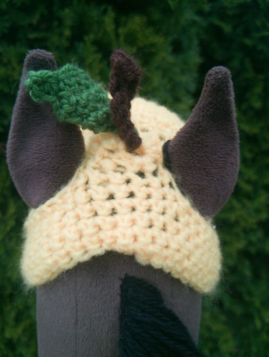 Halter i czapeczka Cytrynka dla hobby horse zestaw