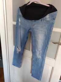 Jeansy ciążowe S H&M spodnie