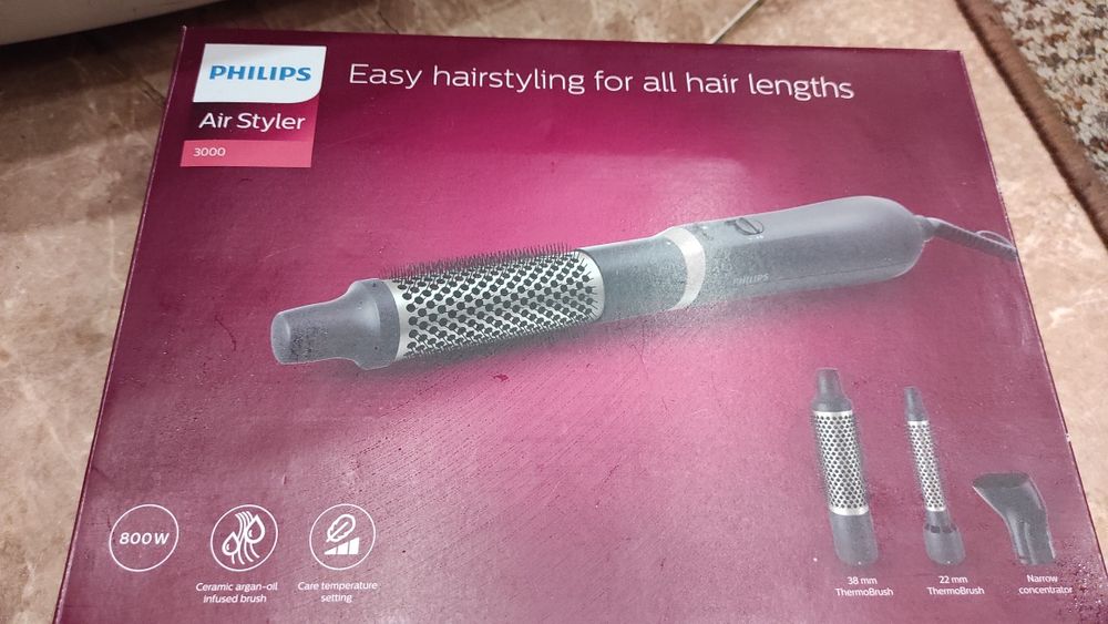 Фен браш Філіпс, air styler 3000 Фен-щітка PHILIPS BHA301/00