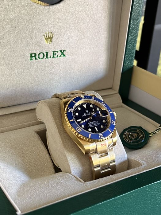 Rolex Submariner DateJust Full Gold/Blue