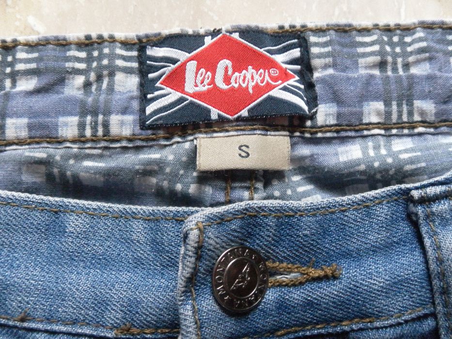 Jeansy szorty Lee Cooper męskie spodnie spodenki S