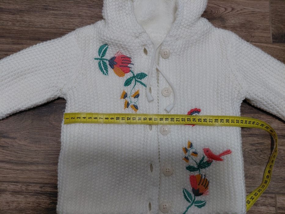 Тепла кофта Nutmeg на дівчинку 18-24 міс