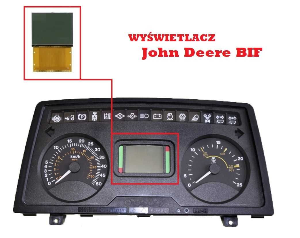 Licznik John Deere wyświetlacz