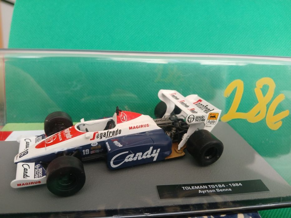Miniaturas  1/43 F1 Ayrton Senna, impecaveis
