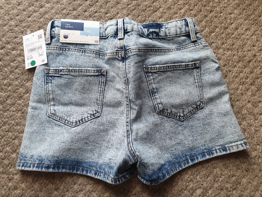 Krótkie spodenki jeans C&A nowe z metką xs