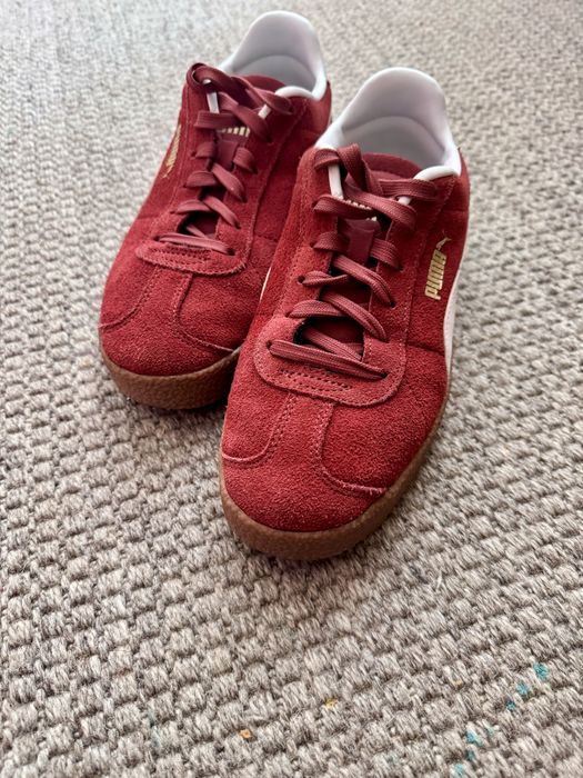 Кеди puma бежева підошва