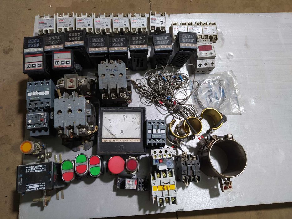 Терморегулятор BERM REX-C100.  /  SSR-60 DA (60A) Твердотельное реле