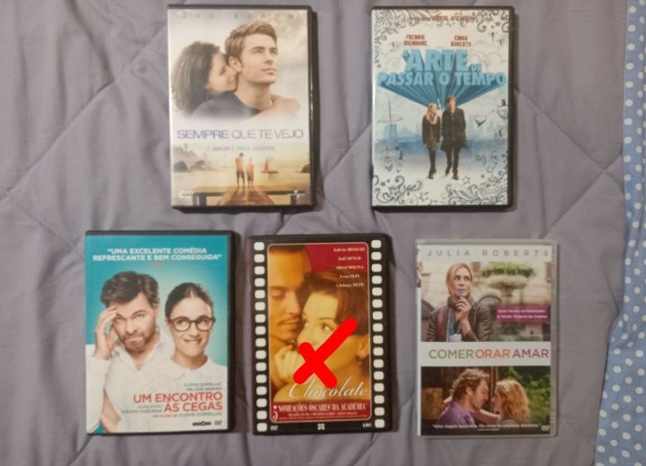 Dvds de romance novos