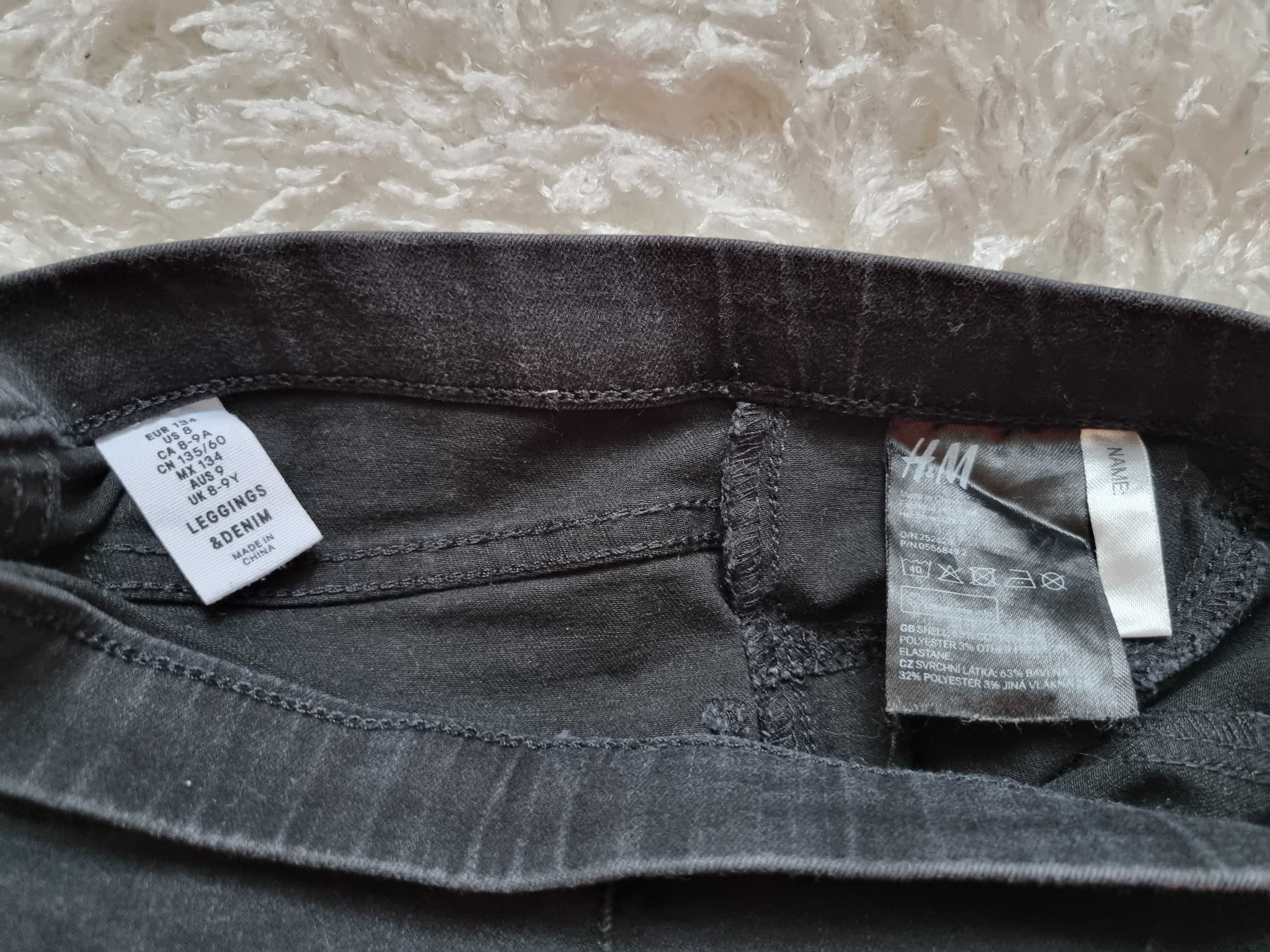 Spodnie H&M dziewczynka rozm.134