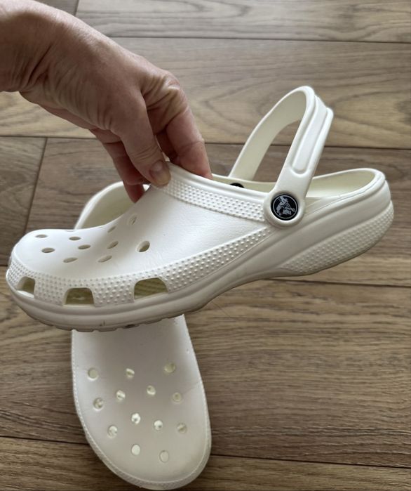 Белые кроксы Crocs 37р оригинал