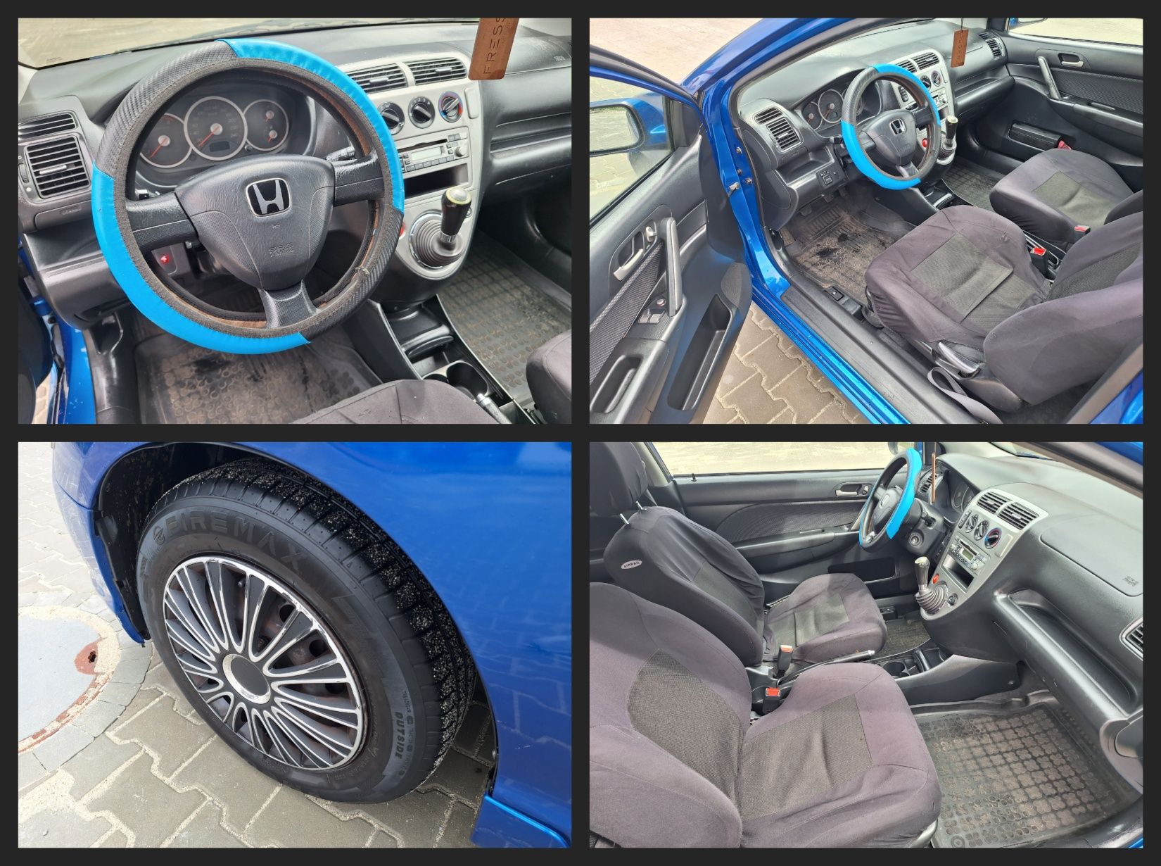 Honda Civic 1.4 benzyna rok 2004 sprawna klimatyzacja