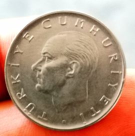 Moneta 1lira Turcja 1972r
