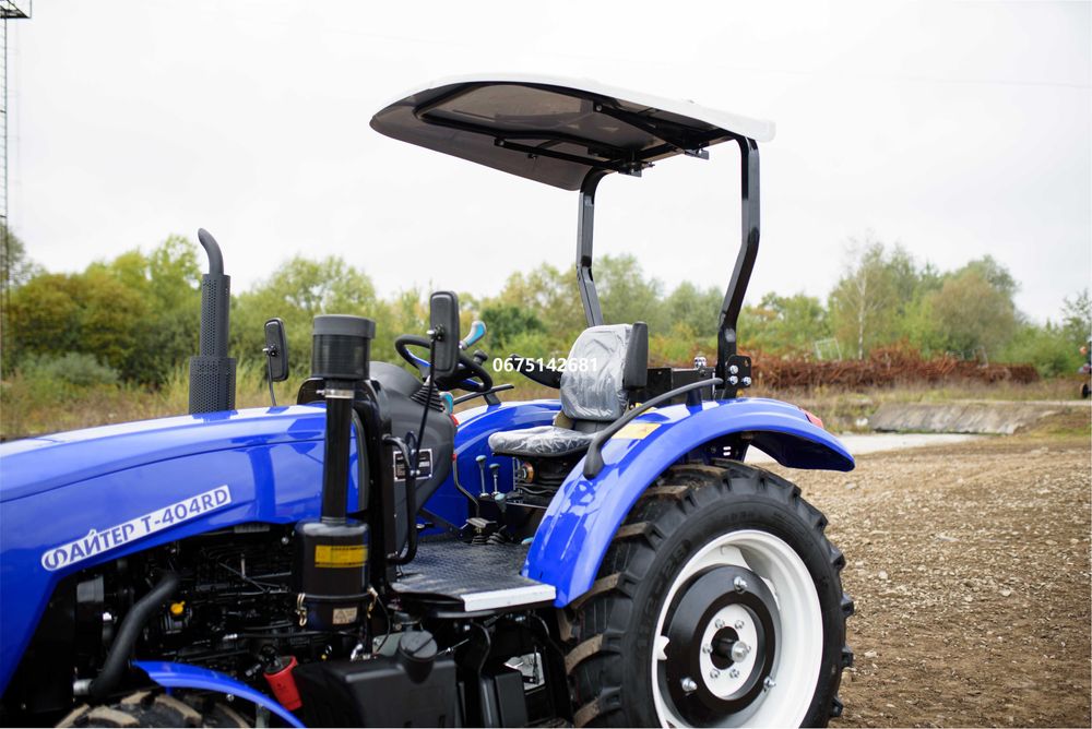 Мінітрактор Файтер Т-404-RD реверс 2 диск. счепл. примусова гідравліка