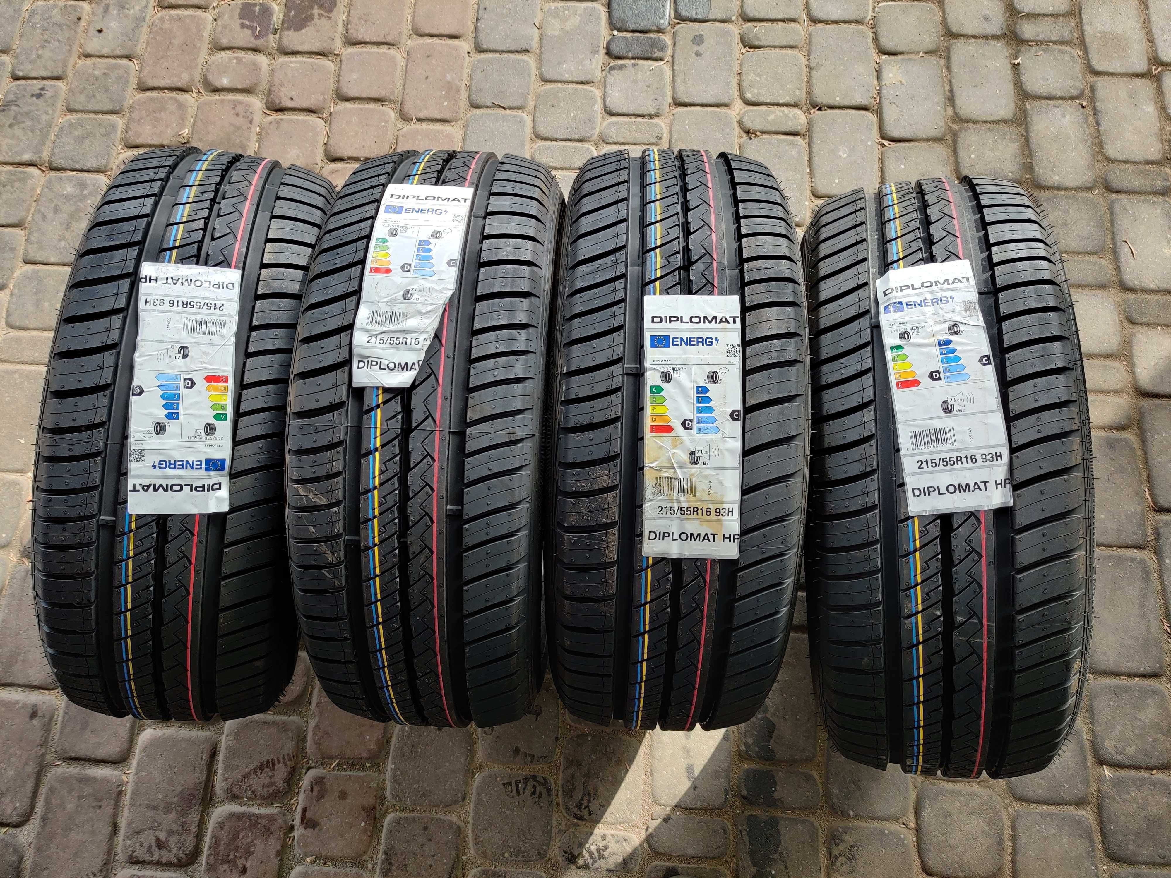 215/55R16 Diplomat HP, nowe opony letnie, 3 lata gwarancji, SIEDLCE