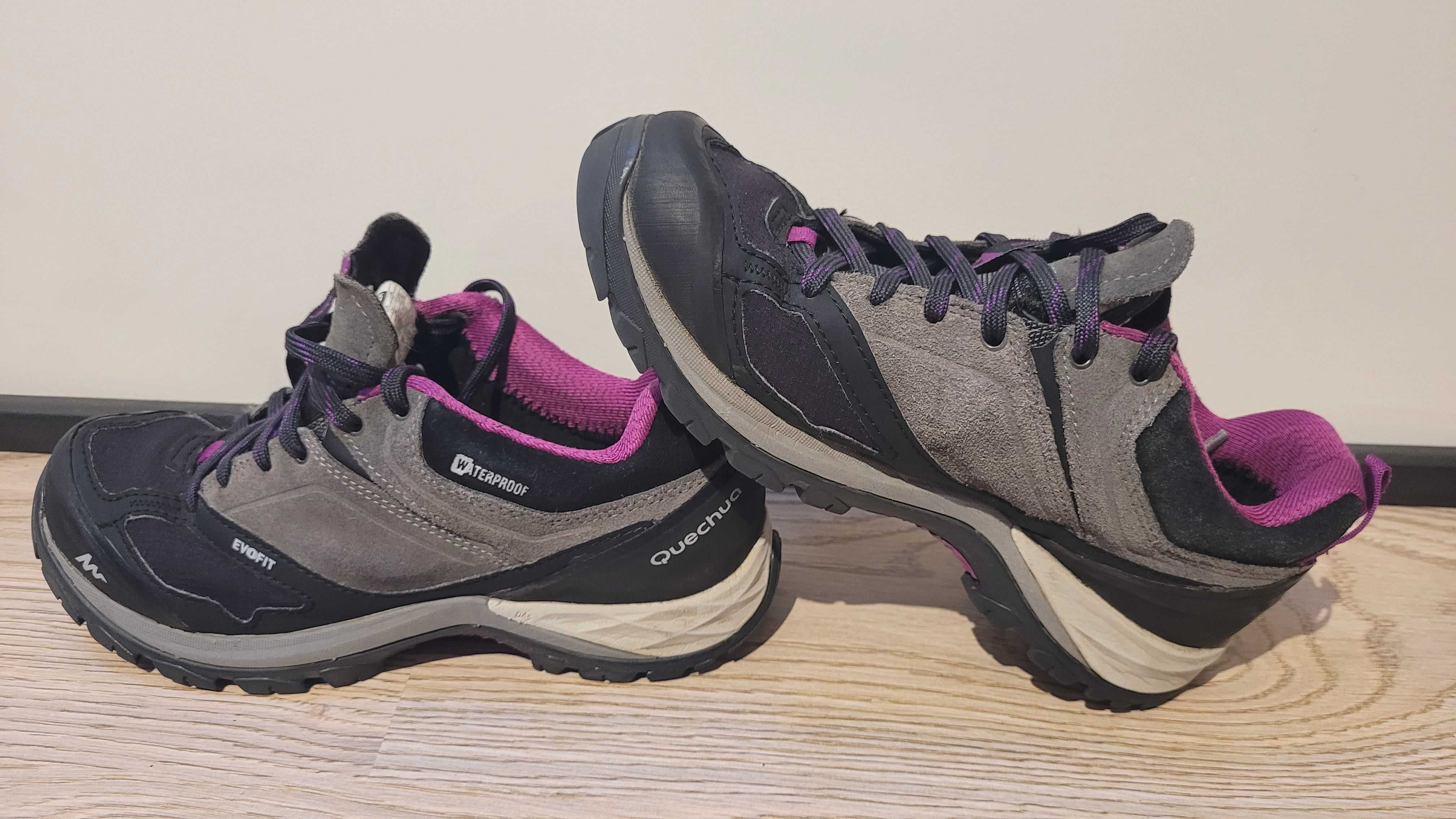Buty turystyczne damskie/dziewczęce Quechua MH500 wodoodporne 36
