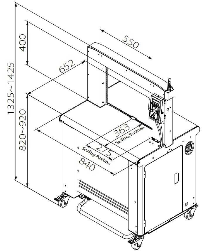 Wiązarka Bandownica Paskarka Strapmag TP-702 CE 550x400