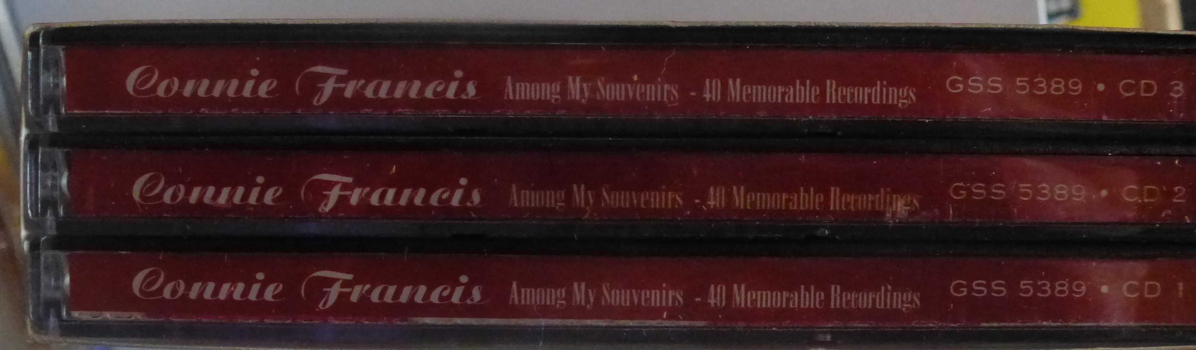 3 CD Connie Francis Among My Souvenirs